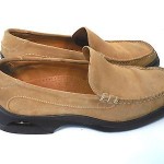 Cole Haan Men Nike Air Brown Suede Leather Slip On Loafer Sz 10.5 Comfort Shoes