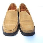 Cole Haan Men Nike Air Brown Suede Leather Slip On Loafer Sz 10.5 Comfort Shoes