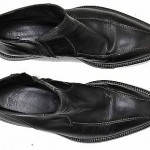 HUGO BOSS Men 8.5 ITALIAN  ANKLE BOOTS Dress Shoes Chelsea Black Zip Up LEATHER
