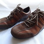 COLE HAAN Men’s BROWN Leather Casual OXFORD Sneakers Comfort Shoes – Size 9.5