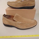 COLE HAAN NIKE AIR MEN’S SLIP-ON LOAFER SHOES SANDSTONE SUEDE C04501 SIZE:10.5M