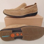 COLE HAAN NIKE AIR MEN’S SLIP-ON LOAFER SHOES SANDSTONE SUEDE C04501 SIZE:10.5M
