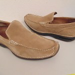COLE HAAN NIKE AIR MEN’S SLIP-ON LOAFER SHOES SANDSTONE SUEDE C04501 SIZE:10.5M