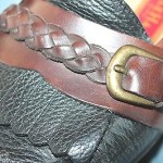 Cole Haan black and brown leather loafers, size 11.5, leather soles, $298