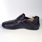 Mens Shoes Cole Haan 9.5 M Black Leather Vibram Loafers Rubber CASUAL C04519