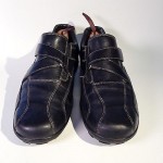 Mens Shoes Cole Haan 9.5 M Black Leather Vibram Loafers Rubber CASUAL C04519