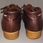 CLARKS Style 86256  Leather Chukka Mens Size 9.5M Cordovan Brown(CLEAN)
