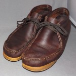 CLARKS Style 86256  Leather Chukka Mens Size 9.5M Cordovan Brown(CLEAN)