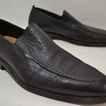 Cole Haan Black Leather Slip On Loafers, Mens Size 9 M