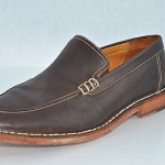 COLE HAAN men’s slip on loafer moccasin leather shoe size 9.5 M brown
