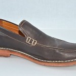 COLE HAAN men’s slip on loafer moccasin leather shoe size 9.5 M brown