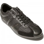 NEW $225 Hugo Boss Mens Sneakers Black 10 43 Shoes Trainers 9.5 43.5 Sport Kicks