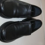 Cole Haan Black Nike Air Ace Leather Slip On Shoes NWT