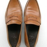 MEN’S COLE HAAN CLASSIC SADDLE TAN LEATHER PINCH PENNY LOAFERS SIZE 12 M EUC! @@