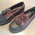 Cole Haan Country Men’s Size 8.5D, Brown Black Tassel Moccasin Loafer Shoes