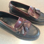 Cole Haan Country Men’s Size 8.5D, Brown Black Tassel Moccasin Loafer Shoes