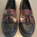 Cole Haan Country Men’s Size 8.5D, Brown Black Tassel Moccasin Loafer Shoes