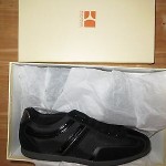 HUGO BOSS ORANGE  Label Silvans Leather SHOES SNEAKERS Size 11 US