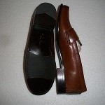 COLE HAAN BRAGANO WomensSZ 8.5 N BROWN LEATHER SLIP ON PENNY LOAFER DRESS SHOES