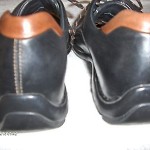 Cole Haan Black Leather Casual Lace Ups Mens Size 9 1/2 M