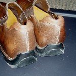 EUC Cole Haan Nike Air Reno Men’s Size 9M Chestnut Leather Slip On Shoes $168