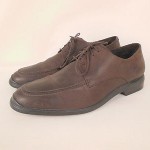 COLE HAAN Nike Air Brown Leather Oxford Shoes Sz 10 M