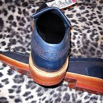 NWOB $318 COLE HAAN NAVY SUEDE ‘HAWKINS’ LOAFERS w/”DAINITE” UK MADE SOLE 10 1/2