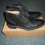 New Cole Haan Canton Lace Up Boot Black 11-1/2M