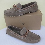Cole Haan Mens Shoes $148 NEW Air Grant Driver Summer Khaki Suede 12 M