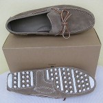 Cole Haan Mens Shoes $148 NEW Air Grant Driver Summer Khaki Suede 12 M