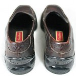 EUC Cole Haan Nike Air Pebbled Leather Brown Slip On Loafers Men’s Size 9 M