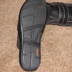 Cole Haan Nike Air Men’s Velco Strap Black Leather Sandals