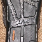 Cole Haan Nike Air Men’s Velco Strap Black Leather Sandals