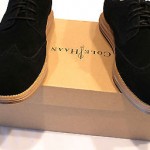 New Cole Haan – Mens LunarGrand Wing Tip – Black Suede