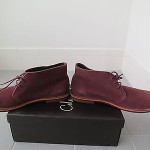 New Cole Haan Burgundy Suede Chukka Ankle Boots Shoes Men’s 11