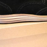 New Cole Haan – Mens LunarGrand Wing Tip – Black Suede