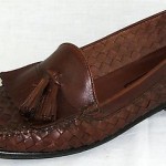 COLE HAAN Shoes LOAFERS Leather Brown RESORT Kiltie WOVEN Size 10.5 Men’s