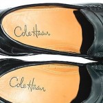 COLE HAAN NIKE AIR MEN’S BLACK LEATHER SLIP-ON LOAFERS – SIZE 9.5