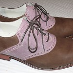 COLE HAAN NIKE AIR MENS 14 BROWN LAVENDER NUBUCK LEATHER OXFORDS COMFORT SHOES