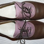 COLE HAAN NIKE AIR MENS 14 BROWN LAVENDER NUBUCK LEATHER OXFORDS COMFORT SHOES