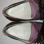 COLE HAAN NIKE AIR MENS 14 BROWN LAVENDER NUBUCK LEATHER OXFORDS COMFORT SHOES