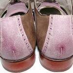 COLE HAAN NIKE AIR MENS 14 BROWN LAVENDER NUBUCK LEATHER OXFORDS COMFORT SHOES