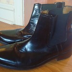 COLE HAAN Mens Boot  Size 12 M Waterproof BLACK Leather