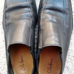 Men’s Cole Haan Nike Air Shoes G Series Black Leather Slip On Loafers 9  M