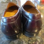 NEW~COLE HAAN~Burgandy Leather Penny Loafers with NIKE AIR Cushioning~Size 9
