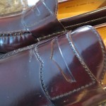 NEW~COLE HAAN~Burgandy Leather Penny Loafers with NIKE AIR Cushioning~Size 9
