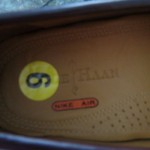 NEW~COLE HAAN~Burgandy Leather Penny Loafers with NIKE AIR Cushioning~Size 9