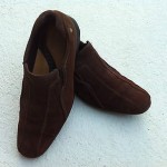 COLE HAAN AIR NIKE BROWN LEATHER SUEDE CASUAL COMFORT SHOES LOAFERS SLIP ON 8.5