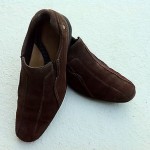 COLE HAAN AIR NIKE BROWN LEATHER SUEDE CASUAL COMFORT SHOES LOAFERS SLIP ON 8.5