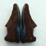 COLE HAAN AIR NIKE BROWN LEATHER SUEDE CASUAL COMFORT SHOES LOAFERS SLIP ON 8.5